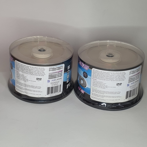 TWO NEW IN PACKAGE Playo Single Sided 8x DVD-R Discs (2 x 50) - Picture 2 of 3
